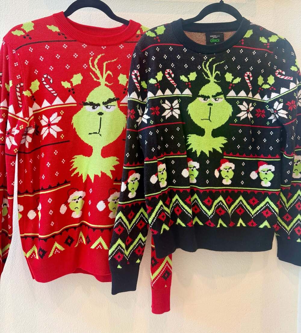 Rare! Dr. Seuss The Grinch x Forever 21 Him & Her Couple Holiday Ugly Sweater